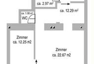 Stilvoll renovierte 2-Zimmer-Wohnung mit kompletter Möblierung