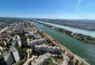 ERSTBEZUG: 2-Zimmer-Wohnung im 42. Stock mit freiem Blick auf die Alte Donau!