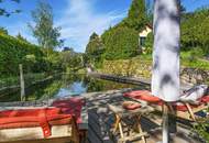 URLAUBSFEELING PUR! Eigenheim in mediterranem Stil mit Traumgarten und Badeteich! Absolute Privatsphäre!