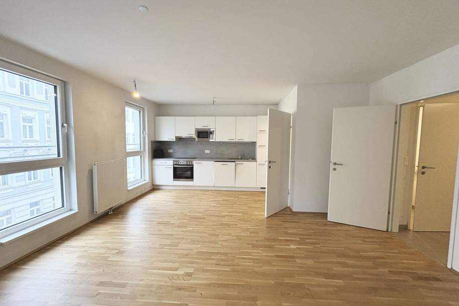 Unbefristeter Mietvertrag - 2-Zimmer-Wohnung mit Loggia und top Aufteilung, Wohnung-miete, 925,09,€, 1150 Wien 15., Rudolfsheim-Fünfhaus