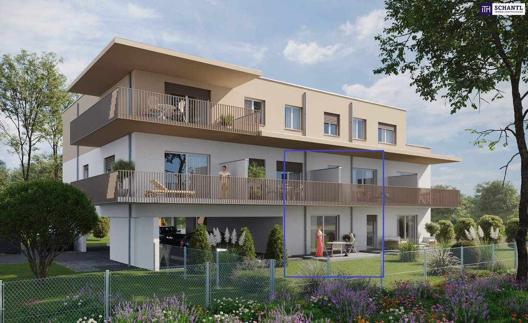 HAUSGEFÜHL - 4 Zimmer MAISONETTE - GARTEN - TERRASSE - BALKON - Garantierte Fertigstellung JUNI 2027 - PROVISIONSFREI!!!