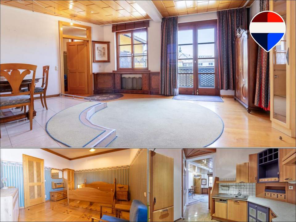 3-Zimmer-Wohnung mit Balkon und idealem Raumkonzept für Homeoffice