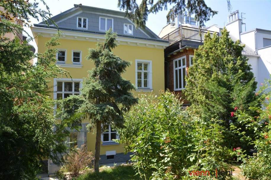 Schöne 4,5 Zimmer Altbau-Villenetage mit Gartennutzung und kleinem KFZ-Stellplatz, Wohnung-miete, 3.290,00,€, 1180 Wien 18., Währing