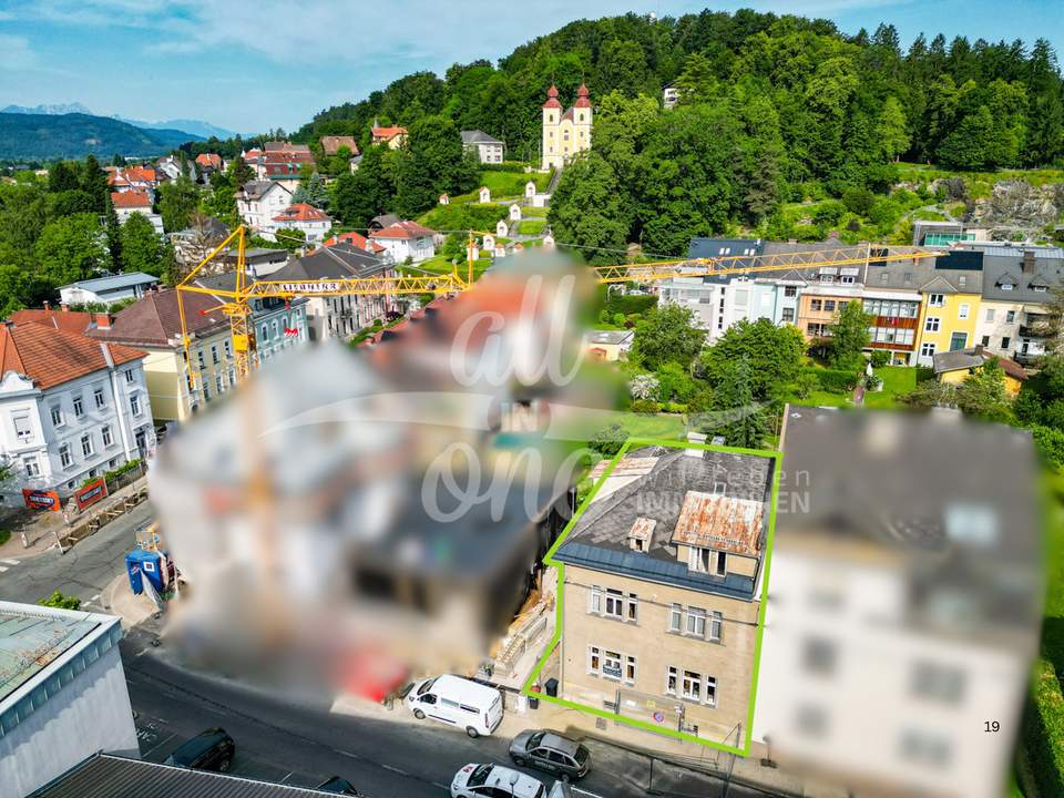 *KREUZBERGL* Altstadthaus mit Blick auf das Kreuzbergl – Rarität in Bestlage von Klagenfurt
