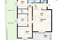 Gartenwohnung an der Stadtgrenze