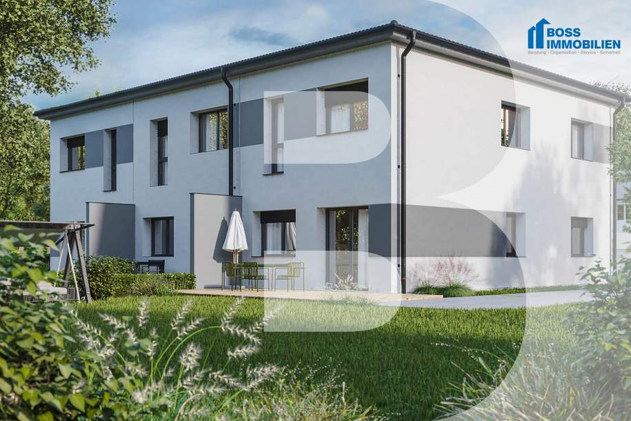 Trio - Haus 1, mit Garten, Edelrohbau, Haus-kauf, 499.900,€, 4050 Linz-Land