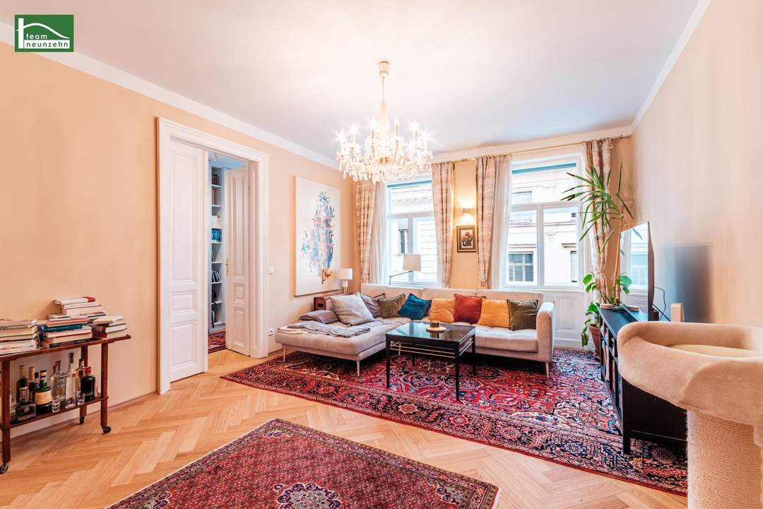 Stilvoll kernsanierte Altbauwohnung beim Servitenviertel mit Design-en-Suite-Badezimmer und Hof-Balkon-Option!