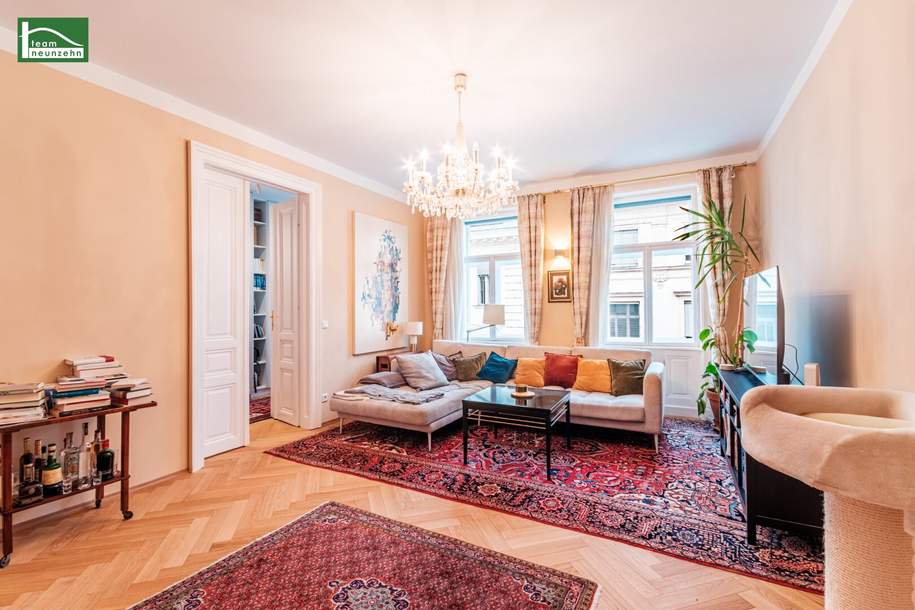 Stilvoll kernsanierte Altbauwohnung beim Servitenviertel mit Design-en-Suite-Badezimmer und Hof-Balkon-Option!, Wohnung-kauf, 899.000,€, 1090 Wien 9., Alsergrund