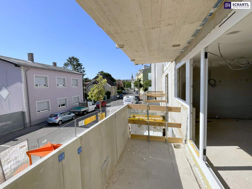 Urbaner Wohnluxus im Herzen von Schwechat! Nachhaltige 3-Zimmer Wohnung mit sonnigem Südwest-Balkon - zentral, ruhig, nachhaltig!