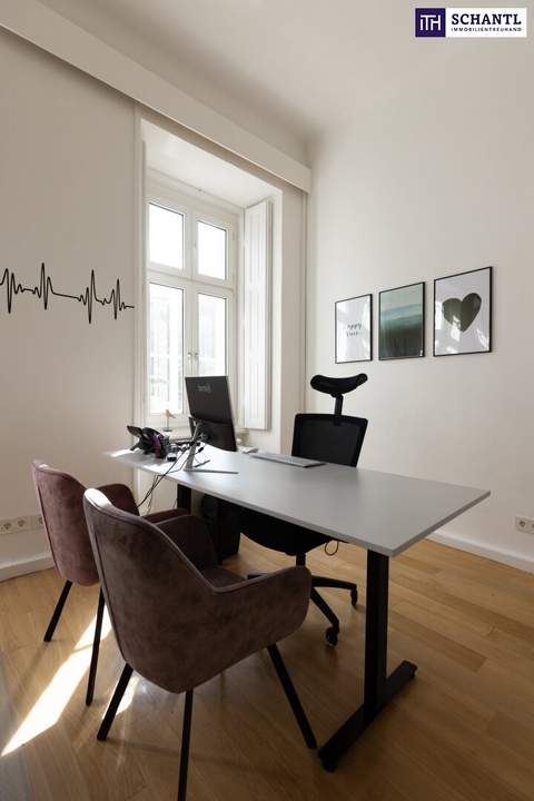 OPTIMAL! IHR SCHRITT IN DIE SELBSTSTÄNDIGKEIT! Etablierte Arztpraxis im Herzen von Graz! Praxisraum mit 31,47 m² &amp; Balkon! VIDEO-RUNDGANG!