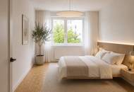 Erstbezug - Innenhof-Grünruhelage nur 350m zur U3: moderne 3-Zimmer, XXL-Regendusche, Loggia