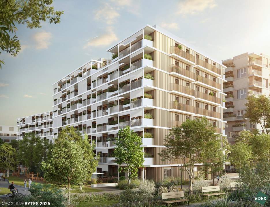 VILLAGE IM DRITTEN | Moderne 3-Zimmer Eckwohnung mit Balkon in Hofruhelage