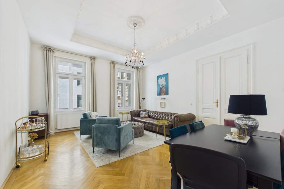 STILVOLLES ALTBAU-JUWEL AM RANDE ZUM 1. BEZIRK IM HERZEN WIENS, Wohnung-kauf, 739.000,€, 1060 Wien 6., Mariahilf