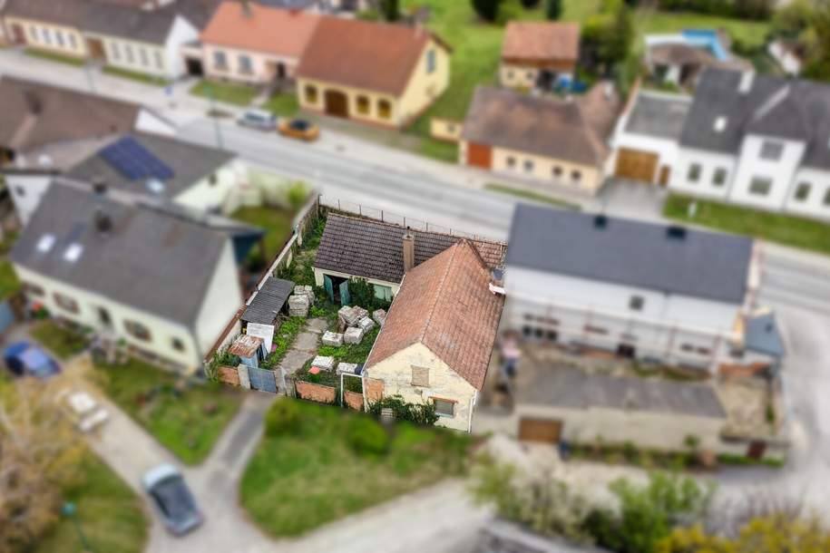 Sanierungsbedürftiges 3-Zi-Einfamilienhaus mit Garten &amp; Garage (Abstellraum), Haus-kauf, 80.000,€, 2241 Gänserndorf