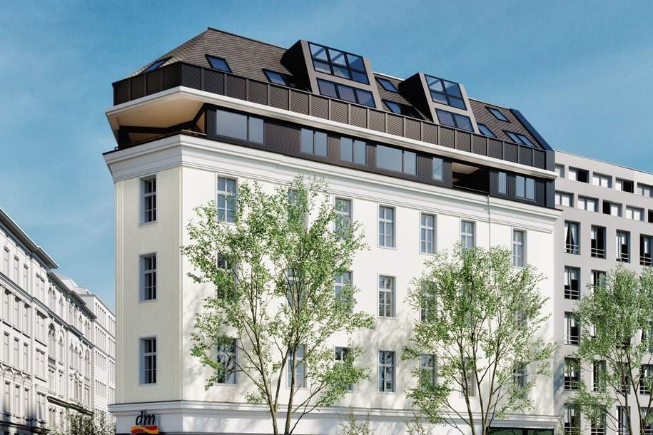 Zeit für Luxus - Ihre Nachbarn werden Sie beneiden! Wohnen mit WOW-Effekt in 1040 Wien + 6 geräumige Zimmer + Riesige Terrasse!, Wohnung-kauf, 2.329.000,€, 1040 Wien 4., Wieden