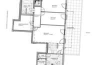 UNBEFRISTET, HOFRUHELAGE, 106 m2 Gewerbefläche mit 41 m2 Terrasse, 4 Zimmer, Küche, Sanitäranlagen, Parketten