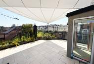 PROVISIONSFREI - ERSTBEZUG - Luxus pur! Große Dachgeschossmaisonette mit Dachterrasse, Pool und Deckenkühlung in RUHELAGE!