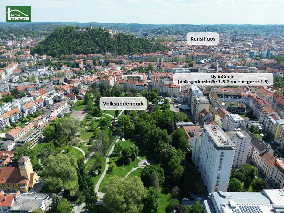 Wohnen im Herzen von Graz – Styria Center! - JETZT ZUSCHLAGEN