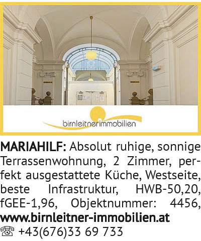 MARIAHILF: Abso lut ruhi ge, son ni ge