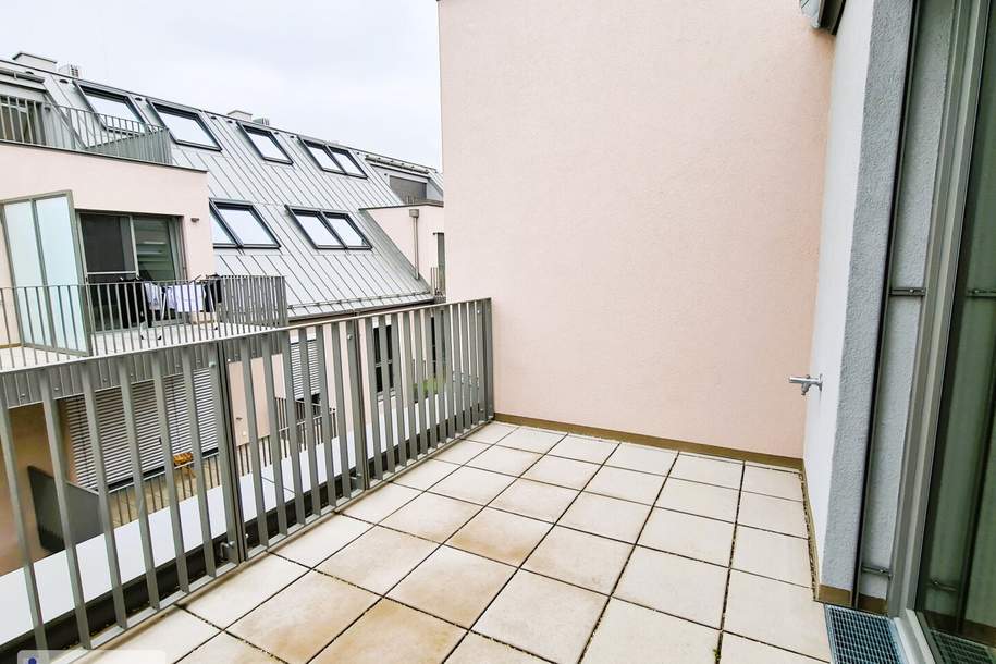 Erstbezug! Kühle 2-Zimmer-Wohnung mit Terrasse in der Nähe U1 Kagraner Platz, Wohnung-kauf, 425.900,€, 1220 Wien 22., Donaustadt