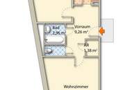 3-Zimmer-Wohnung mit 2 Loggia in ruhiger Innenhoflage