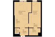 2-Zimmer-Wohnung inkl hochwertiger Markenküche, Außenfläche und Kellerabteil / K2-22