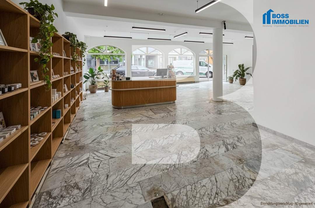 Zentrales Geschäftslokal | großartige Schaufensterfront