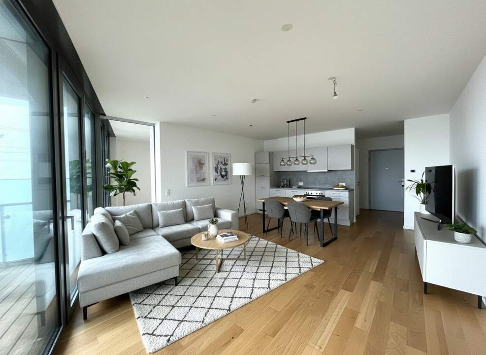 PARKAPARTMENTS BELVEDERE! Moderne 2-Zimmer Wohnung mit Balkon!