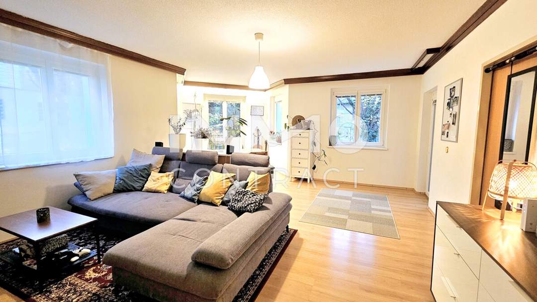 Geräumige, charmante 3-Zimmer-Wohnung mit Loggia und Tiefgarage in parkähnlicher Anlage