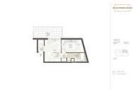 TOP 2-Zimmer-Dachgeschosswohnung mit Freifläche im Erstbezug