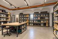 MUSIKER | ARCHITEKTEN | BASTLER UND SAMMLER | KREATIVE KÖPFE | LAGER MIT INDUSTRIE-BUNKER-CHARME UND 90m² GARTEN | NÄHE SCHÖNBRUNN UND U4