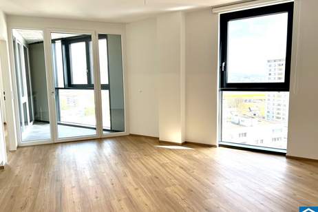 Urban Living mit Einbauküche & Loggia im 18.OG ++ 2 Zimmer-Wohnung ab Juni 2025!, Wohnung-miete, 910,00,€, 4020 Linz(Stadt)