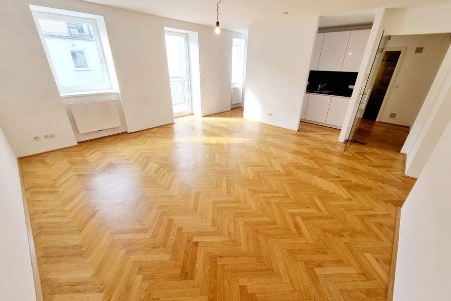 WOW - Ab ins Dachgeschoss! Super hohe Räume + 4 Zimmer + Perfekte Raumaufteilung + Absolute Ruhelage + Wunderschönes Altbauhaus + Lichtdurchflutet! Jetzt zugreifen!, Wohnung-kauf, 549.000,€, 1120 Wien 12., Meidling