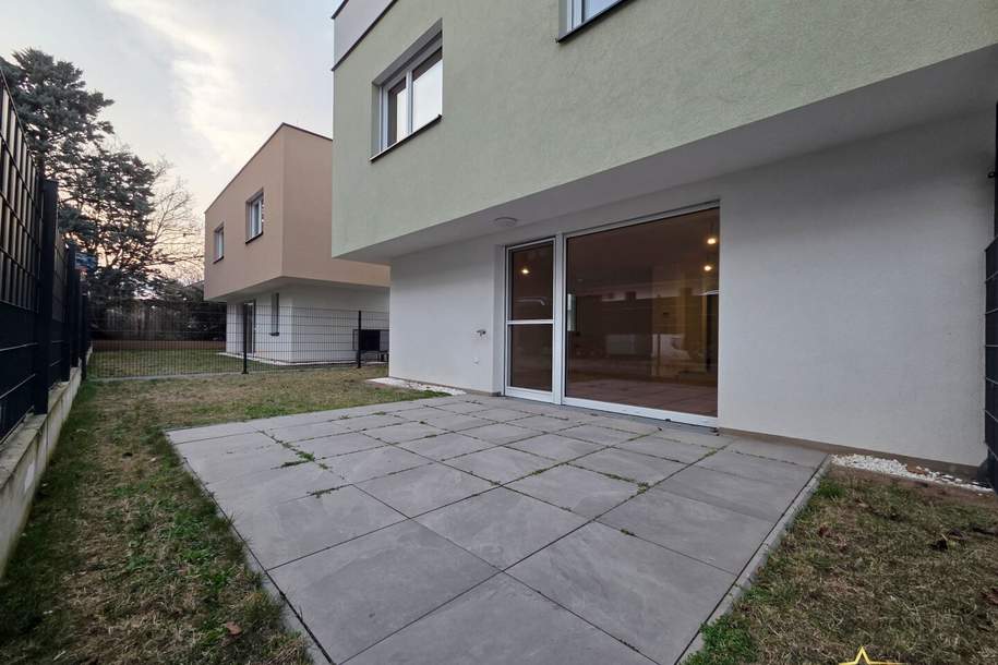 ERSTBEZUG! SCHLÜSSELFERTIG. 144 m² WOHNNUTZFLÄCHE, 5 ZIMMER, 2 BÄDER, 3 WC's, TRAUMHAFTE DACHTERRASSE MIT 31 m², INKLUSIVE KFZ-STELLPLATZ., Haus-kauf, 649.000,€, 1220 Wien 22., Donaustadt