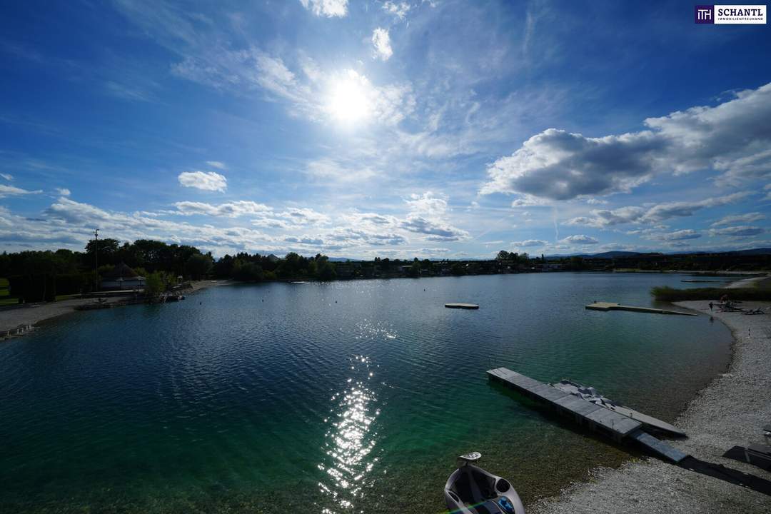 WOHNEN AM WASSER - COPACABANA BEI GRAZ! Ihr TRAUM-ZUHAUSE mit Sauna am Wasser! Strandhaus inklusive! Lassen Sie sich diese Gelegenheit nicht entgehen!