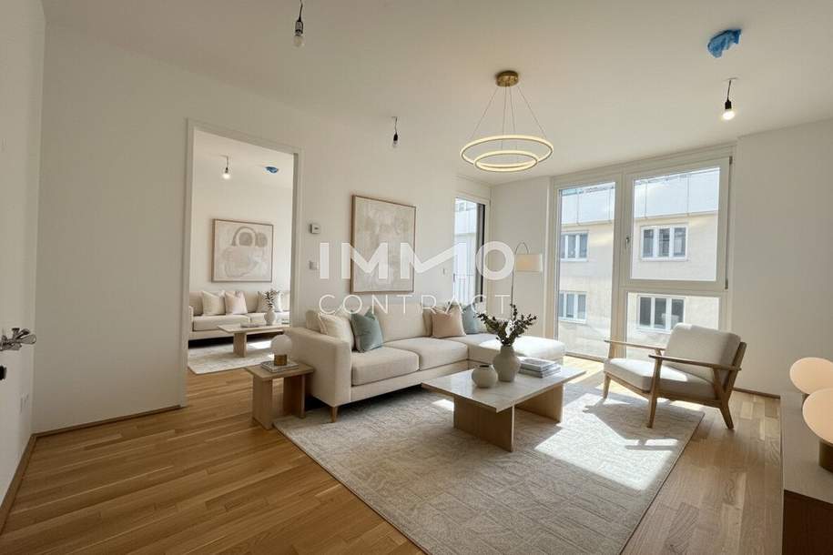 BEIM DONAUUFER: Moderne Erstbezugswohnung für Singles oder Paare, Wohnung-kauf, 259.500,€, 1210 Wien 22., Donaustadt