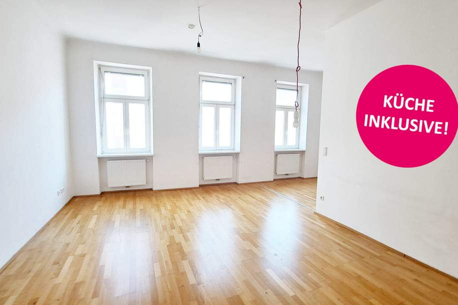 Zwischen Sehnsucht und Realität - Das Herzstück städtischen Lebens - Küchenaktion bis 31.08.2025!, Wohnung-kauf, 379.000,€, 1040 Wien 4., Wieden