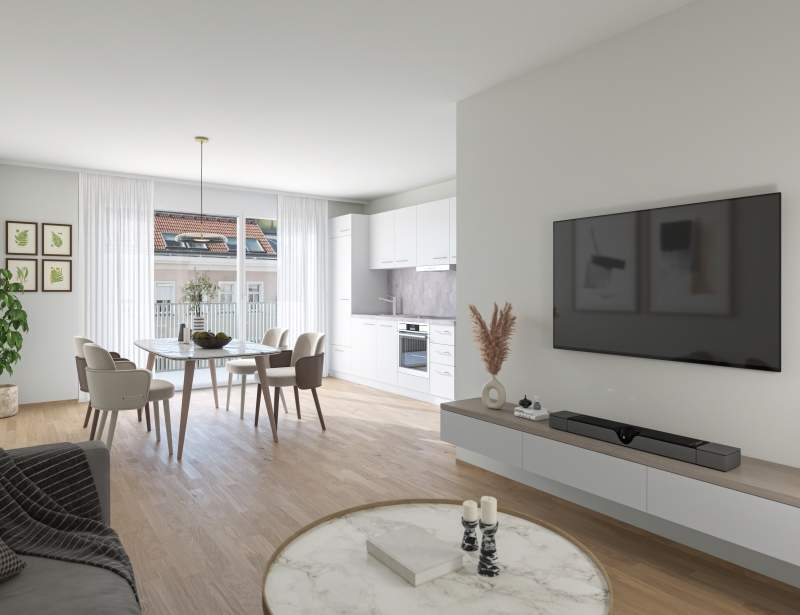 Für Anleger gedacht – 2 Zimmer mit knapp 10 m² Balkon