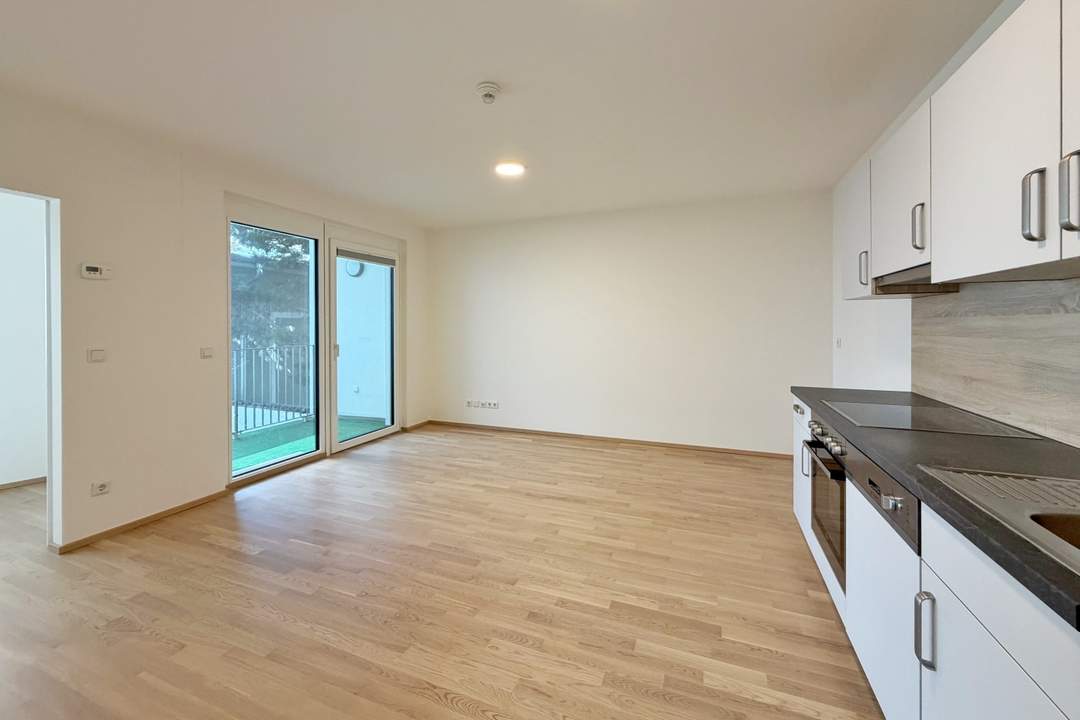 Betreutes Wohnen: 2 Zimmerwohnung mit Loggia in der Fußgängerzone und am Mühlbach gelegen