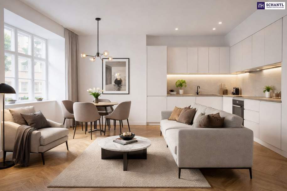 ++ Wohnen in Augartennähe ++ Erstklassig sanierte Altbauwohnung in ruhiger Seitenstraße in unmittelbarer Nähe zur U-Bahnstation Taborstraße + 2,5 Zimmer, Wohnung-kauf, 399.000,€, 1020 Wien 2., Leopoldstadt