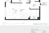 Moderne 2-Zimmer-Wohnung mit Loggia in 1170 Wien - verfügbar ab 01.09.2026