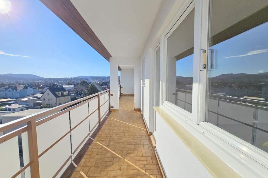 SÜD-LOGGIA mit ca.17,64m² - 5. LIFTSTOCK - WEITBLICK - UNEINSEHBAR - RUHIG - 2026 NEU RENOVIERT, Wohnung-kauf, 269.000,€, 2345 Mödling