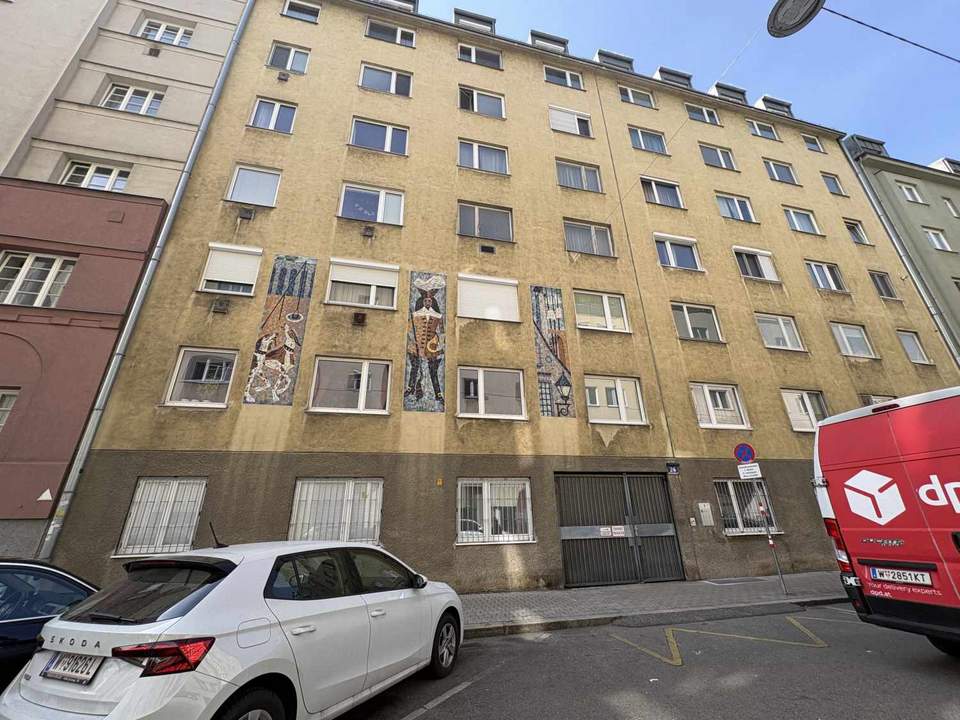Innenhoflage - Charmante 2 Zimmer Wohnung mit Potential Nahe Donaukanal