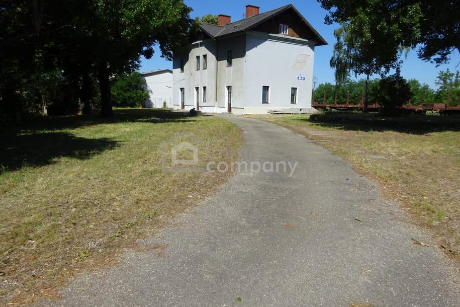 Einmalige Gelegenheit. - Bahnhofsgebäude mit großzügigem Grundstück!!!, Haus-kauf, 348.000,€, 2054 Hollabrunn