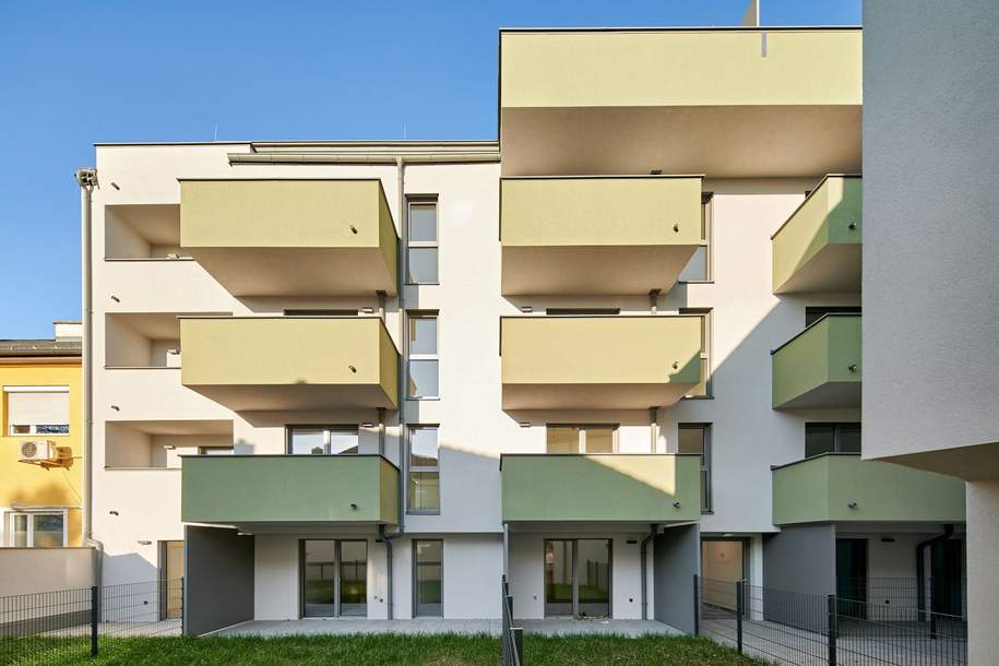 Ankommen &amp; Aufatmen – 3-Zimmer-Balkonwohnung nähe Donau - Erstbezug in Hoflage, Wohnung-kauf, 499.900,€, 1220 Wien 22., Donaustadt