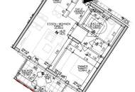 Gut geschnittene 2-Zimmerwohnung mit großem Balkon