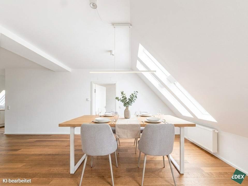 Exklusive Dachgeschosswohnung nahe Schönbrunn | 3 Zimmer möglich | U4 in 100 m