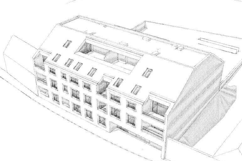 Bewilligtes Neubauprojekt mit 12 Wohnungen, Nähe Kirchenplatz, Grund und Boden-kauf, 1.250.000,€, 2353 Mödling