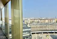 Ganz oben mit Traumblick über Wien: Penthouse mit außergewöhnlicher Architektur: Provisionsfrei direkt beim Hauptbahnhof