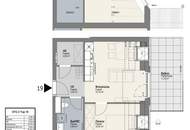 Moderne 2-Zimmer Neubauwohnung mit großem Balkon - 2. OG